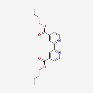 molecular formula C20H24N2O4 B3178651 Dibutyl 2,2'-bipyridine-4,4'-dicarboxylate CAS No. 69641-93-6