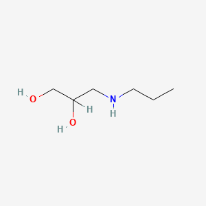 molecular formula C6H15NO2 B3178670 3-(丙氨基)丙烷-1,2-二醇 CAS No. 70189-88-7