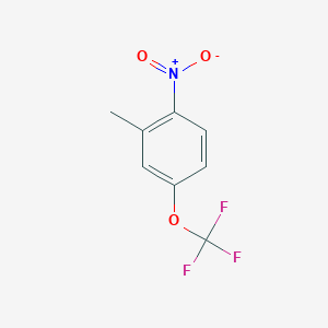 molecular formula C8H6F3NO3 B3178696 2-Nitro-5-trifluoromethoxytoluene CAS No. 70692-43-2