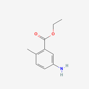 molecular formula C10H13NO2 B3178723 Ethyl 5-amino-2-methylbenzoate CAS No. 7335-32-2