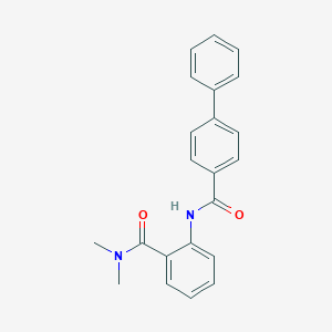 N-[2-(dimethylcarbamoyl)phenyl]biphenyl-4-carboxamide