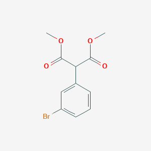 molecular formula C11H11BrO4 B3178776 2-(3-溴苯基)丙二酸二甲酯 CAS No. 773134-24-0