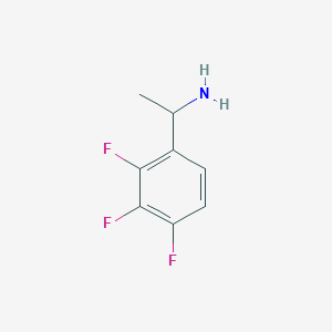 molecular formula C8H8F3N B3178782 1-(2,3,4-Trifluorophenyl)ethan-1-amine CAS No. 780027-85-2