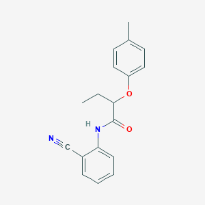 N-(2-cyanophenyl)-2-(4-methylphenoxy)butanamide