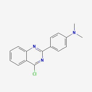 molecular formula C16H14ClN3 B3178817 4-(4-Chloroquinazolin-2-yl)-N,N-dimethylaniline CAS No. 79916-53-3