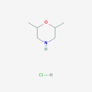 molecular formula C6H14ClNO B3178819 2,6-Dimethylmorpholine hydrochloride CAS No. 80567-00-6