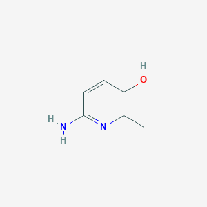 molecular formula C6H8N2O B3178820 6-Amino-2-methylpyridin-3-ol CAS No. 80683-84-7