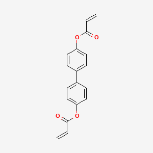 molecular formula C18H14O4 B3178866 [1,1'-Biphenyl]-4,4'-diyl diacrylate CAS No. 84948-17-4