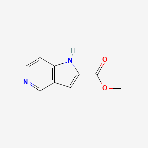 molecular formula C9H8N2O2 B3178889 Methyl 1H-pyrrolo[3,2-c]pyridine-2-carboxylate CAS No. 853685-78-6