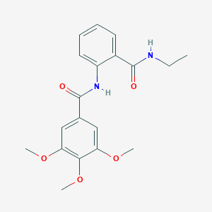 N-[2-(ethylcarbamoyl)phenyl]-3,4,5-trimethoxybenzamide