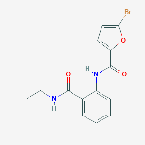 5-bromo-N-[2-(ethylcarbamoyl)phenyl]furan-2-carboxamide
