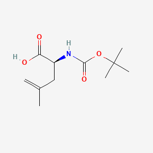 molecular formula C11H19NO4 B3178963 (S)-2-(Boc-氨基)-4-甲基-4-戊烯酸 CAS No. 87325-47-1