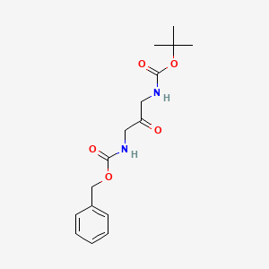 Benzyl tert-butyl (2-oxopropane-1,3-diyl)dicarbamate