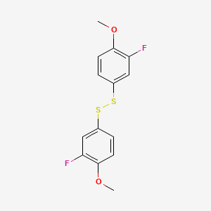 1,2-Bis(3-fluoro-4-methoxyphenyl)disulfane