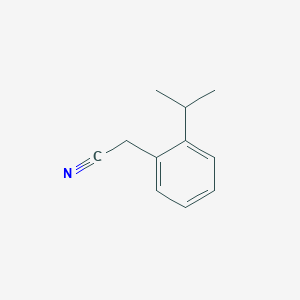 molecular formula C11H13N B3179069 2-(2-Isopropylphenyl)acetonitrile CAS No. 91131-80-5