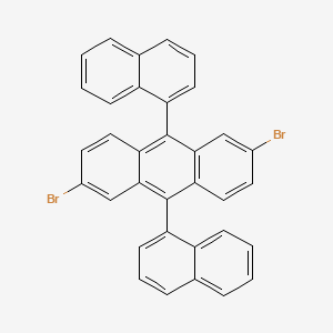 2,6-Dibromo-9,10-di(naphthalen-1-yl)anthracene
