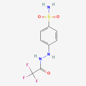 4-(2-(2,2,2-Trifluoroacetyl)hydrazinyl)benzenesulfonamide