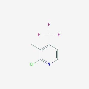 molecular formula C7H5ClF3N B3179104 2-Chloro-3-methyl-4-(trifluoromethyl)pyridine CAS No. 917806-24-7