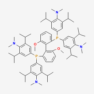 molecular formula C70H100N4O2P2 B3179114 (R)-3,5-iPr-4-NMe2-MeOBIPHEP CAS No. 919338-66-2