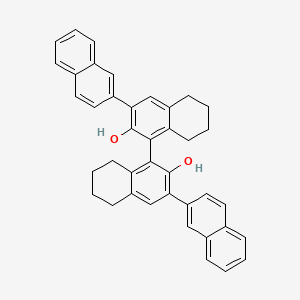 molecular formula C40H34O2 B3179128 (R)-3,3'-Bis(2-naphthyl)-5,5',6,6',7,7',8,8'-octahydro-1,1'-bi-2,2'-naphthol CAS No. 922711-77-1