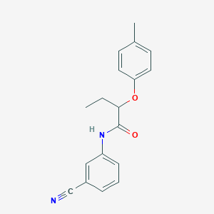 N-(3-cyanophenyl)-2-(4-methylphenoxy)butanamide