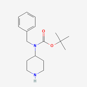 molecular formula C17H26N2O2 B3179166 tert-Butyl benzyl(piperidin-4-yl)carbamate CAS No. 934695-78-0