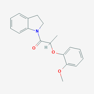 1-[2-(2-Methoxyphenoxy)propanoyl]indoline
