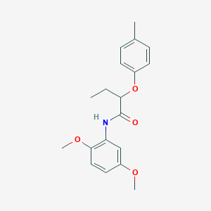 N-(2,5-dimethoxyphenyl)-2-(4-methylphenoxy)butanamide