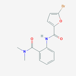 molecular formula C14H13BrN2O3 B317922 5-bromo-N-[2-(dimethylcarbamoyl)phenyl]furan-2-carboxamide 