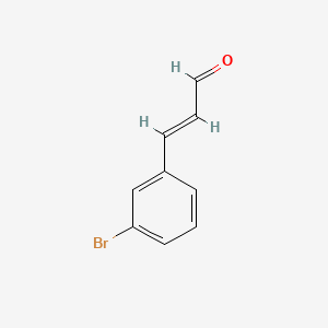 molecular formula C9H7BrO B3179235 3-(3-Bromophenyl)acrylaldehyde CAS No. 97985-66-5