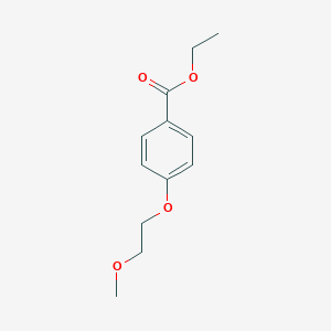 molecular formula C12H16O4 B317930 Ethyl 4-(2-methoxyethoxy)benzoate 