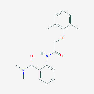 2-{[(2,6-dimethylphenoxy)acetyl]amino}-N,N-dimethylbenzamide