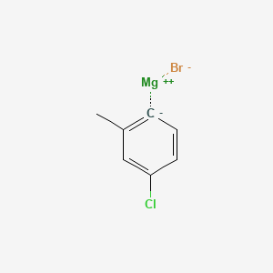 molecular formula C7H6BrClMg B3179421 4-Chloro-2-methylphenylmagnesium bromide CAS No. 480438-47-9
