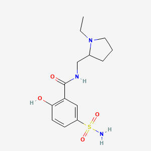 molecular formula C14H21N3O4S B3179512 O-Desmethylsulpiride CAS No. 67381-52-6
