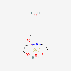 molecular formula C6H16GeNO5 B3179516 羟基锗烷，一水合物 CAS No. 67453-19-4
