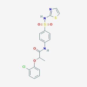 2-(2-Chloro-phenoxy)-N-[4-(thiazol-2-ylsulfamoyl)-phenyl]-propionamide