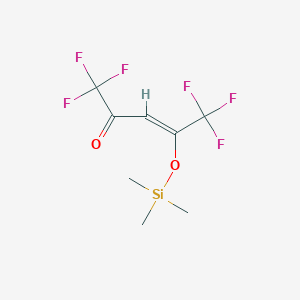 molecular formula C8H10F6O2Si B3179540 2-Trimethylsiloxy-1,1,1,5,5,5-hexafluoropent-2-ene-4-one CAS No. 75108-40-6