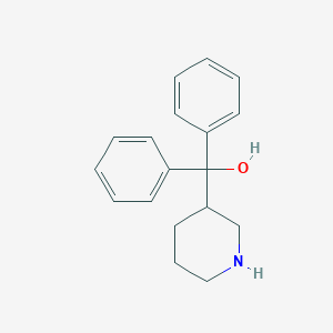 molecular formula C18H21NO B3179576 Diphenyl(piperidin-3-yl)methanol CAS No. 88783-30-6