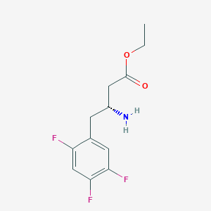 Ethyl (R)-3-amino-4-(2,4,5-trifluorophenyl)butanoate