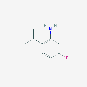 molecular formula C9H12FN B3179612 5-氟-2-异丙基苯胺 CAS No. 1369777-05-8