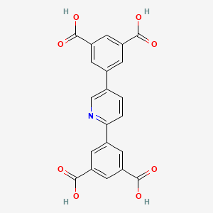 molecular formula C21H13NO8 B3179618 5,5'-(2,5-Pyridinediyl)bisisophthalic acid CAS No. 1431292-15-7