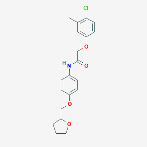 2-(4-chloro-3-methylphenoxy)-N-[4-(tetrahydro-2-furanylmethoxy)phenyl]acetamide