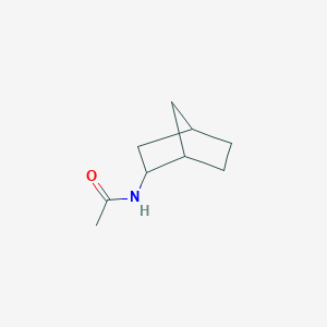 molecular formula C9H15NO B3179626 N-2-norbornylacetamide CAS No. 1485-59-2