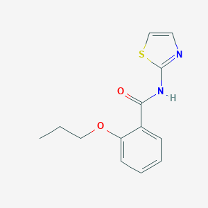 molecular formula C13H14N2O2S B317964 2-propoxy-N-(1,3-thiazol-2-yl)benzamide 