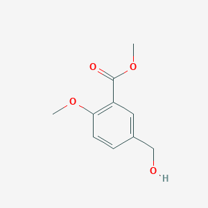 molecular formula C10H12O4 B3179656 Methyl 2-methoxy-5-hydroxymethylbenzoate CAS No. 191604-81-6