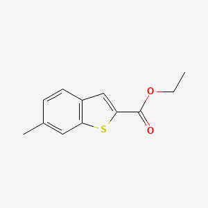 molecular formula C12H12O2S B3179666 6-甲基-1-苯并噻吩-2-甲酸乙酯 CAS No. 1922897-63-9