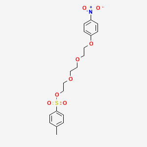 molecular formula C19H23NO8S B3179677 2-(2-(2-(4-Nitrophenoxy)ethoxy)ethoxy)ethyl 4-methylbenzenesulfonate CAS No. 194422-41-8