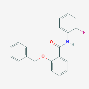 2-(benzyloxy)-N-(2-fluorophenyl)benzamide