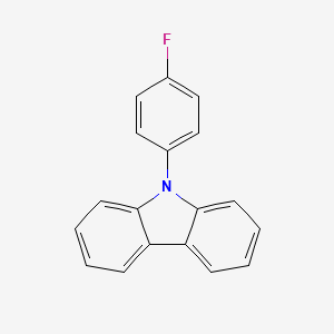 molecular formula C18H12FN B3179795 9-(4-Fluorophenyl)-9H-carbazole CAS No. 57103-14-7