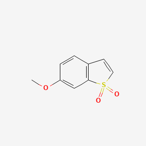 molecular formula C9H8O3S B3179853 6-Methoxybenzo[b]thiophene 1,1-dioxide CAS No. 98733-09-6